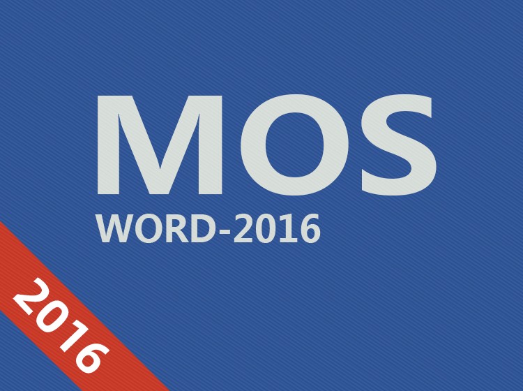 MOS Word 2016 Core