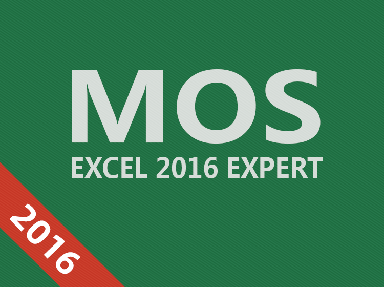 MOS Excel 2016 Expert